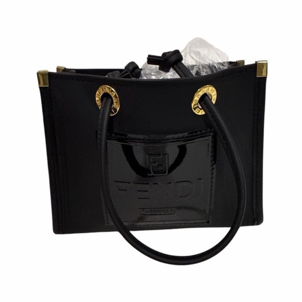 Fendi Black Leather Tote Bag! Small bag in excellent condition!